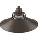 R Series Architectural Bronze 18 inch Railroad Shade